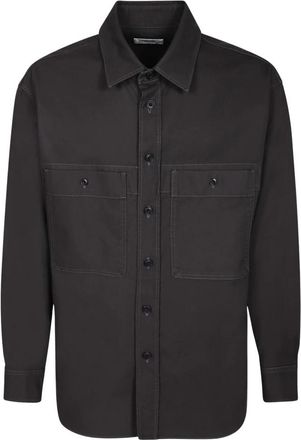 Christophe Lemaire Overshirt - Heren - Casual Overhemden - Bruin - M - Overhemden