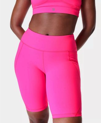 Sweaty Betty Power 6 Running Shorts In Hot Pink