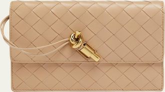 Bottega Veneta Andiamo Leather Chain Pouch Bag