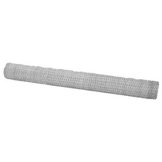 Berkfield Home Hexagon Fence 1.6x50 m Galvanised Steel in Silver