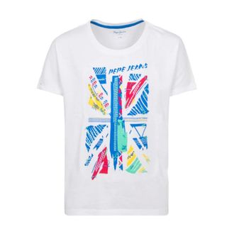 Pepe Jeans London Donna, Top, Bianco, 14 Y, new