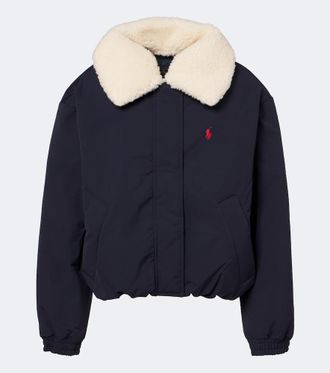 Polo Ralph Lauren Teddy-trimmed technical down jacket