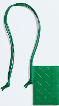 Bottega Veneta Intrecciato Stamp Badge Holder - Bottega Veneta