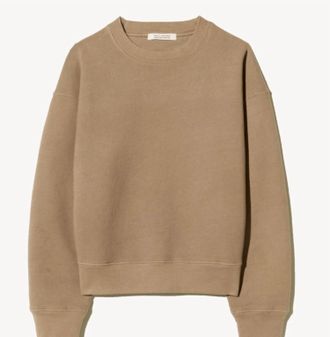Nili Lotan Womens Goranta Sweatshirt In Desert Taupe