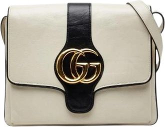 Gucci Pre-owned Cross Body Bags, female, White, Size: ONE SIZE Pre-owned Arly Leather Shoulder Bag