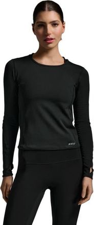 2XU Womens Ignition Grid Base Layer in Black/silver Reflective at Nordstrom, Size X-Small