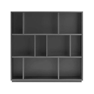 HERDASA Herdasa - Estanteria 3 Alturas Modelo 546 Acabado Grafito. 117 Cm(alto), 119 Cm(ancho), 32 Cm(fondo)