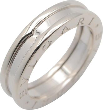 Bulgari B.Zero1 Silver White Gold (18K) Band Ring (Pre-Owned)