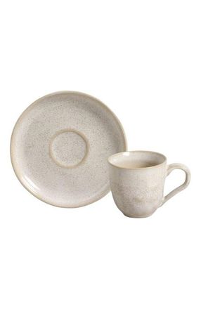 Porto Brasil Coffee Cup & Saucer Set of 6 in Latte at Nordstrom