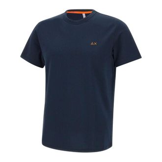 Sun 68 T-Shirts, male, Blue, Size: S T-shirt Piquet