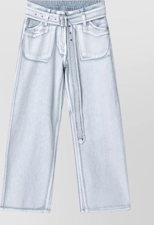 Acne Studios denim wide-leg trousers