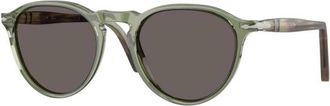 Persol Elegante zonnebril voor elke gelegenheid - Heren - Zonnebrillen - Groen - 53 MM - Accessoires