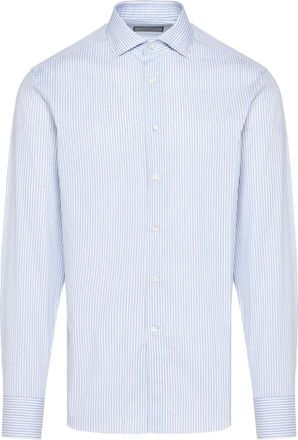 Canali Camicia a righe - Bianco