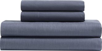 Calvin Klein Modern Sheet Set in Medium/dark Blue at Nordstrom, Size California King