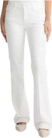 Liu Jo Jeans, Dames, Wit, W26, Katoen, Bootcut good repot jeans
