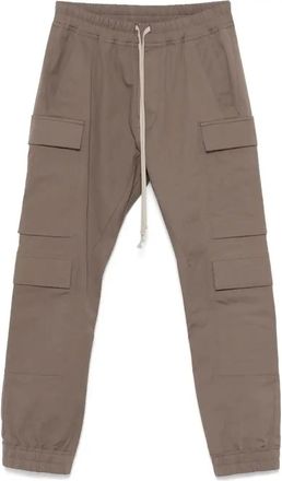 Rick Owens Mastodon Megacargo Tapered Trousers - Mens - Organic Cotton/Buffalo Horn/Elastane