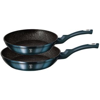 Berlinger Haus Juego De 2 Sartenes Con Revestimiento De Granito 22/26cm Berlinger Haus Aquamarine Bh-1883f