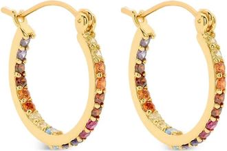 Crystal Haze Orecchini a cerchio Serena mini - Oro