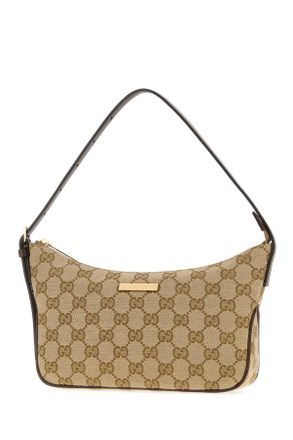 Gucci Womens Gg Fabric Small Lady Lunetta Shoulder Bag Vintagsanddkbrown Borse A Mano