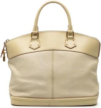Louis Vuitton Pre-owned Handbags, female, Beige, Size: ONE SIZE Pre-owned Vintage Handbag