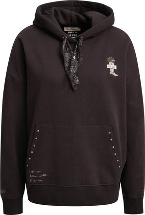 Smith & Soul Oversize Crazy Hoodie - Dames - Hoodies - Bruin - XL - Katoen - Hoodies & sweatvesten