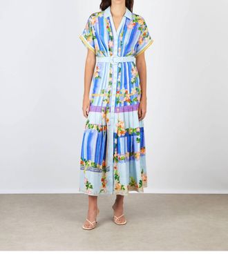 Saloni Riya-B Dress In Floral River