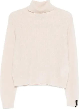 Iceberg turtleneck sweater - women - Wool/Polyamide - M - Neutrals
