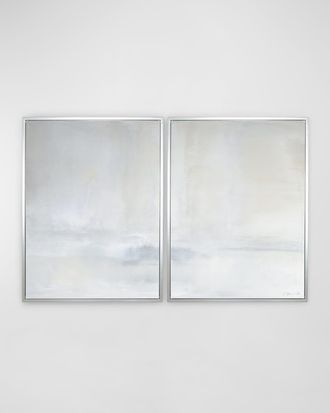 Benson-Cobb Promontory Hand-Embellished Giclee Diptych, 37.5 x 49.5