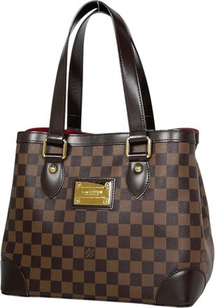Louis Vuitton Brown Damier Canvas Shoulder Bag Tote Bag (Pre-Owned)