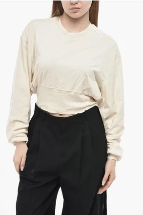 Rick Owens DRKSHDW Cotton Crop T-Shirt TATLIN size M