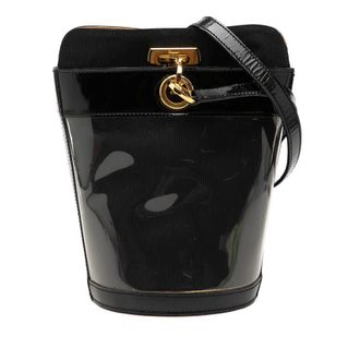 Ferragamo Pre-owned Ferragamo Vinyl Gancini Bucket Bag Ladies 4A0DLYSAW66VCM41