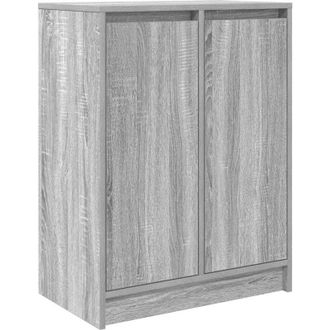 vidaXL Sideboard Grey Sonoma 57x34x76 cm Engineered Wood Vidaxl