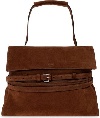 Moschino Borsa Crosta - - Bags - Donna - Marrone - ONE SIZE