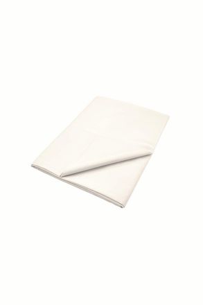 Murmur 1000TC Plain Dye Flat Sheet in Ivory | Size: Super King Flat