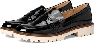 Journee Collection Kenly Womens Dress Flat Shoes Patent/Black : 7.5 W, Leather