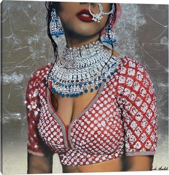 iCanvas Indian Couture Ii By Linda Charles Wall Art