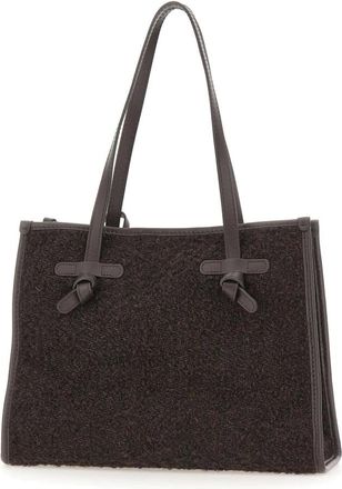 Gianni Chiarini Marcella Schoudertas - Dames - Shoppers - Bruin - ONE Size - Leer - Tassen