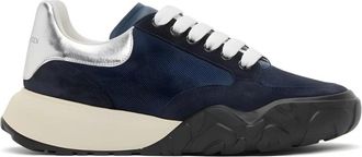 Alexander McQueen Oversized Sneaker - Heren - Sneakers - Blauw - 42 1/2 EU - Leer - Schoenen