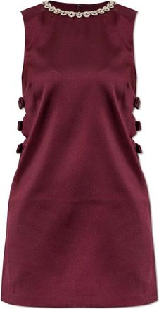 Self Portrait Dames, Jurken, Rood, Maat: 2XS Satijn