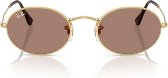 Ray-Ban Sunglasses Rb3547 001/1 A Oval Gold/Purple Unisex