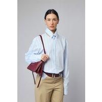 Jean Paul Gaultier Pinstriped Floating Collar Shirt