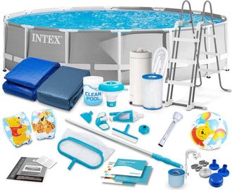 OEM Piscina De Jard&iacute;n Con Estructura 427 X 107 Cm 21 En 1 Intex 26720