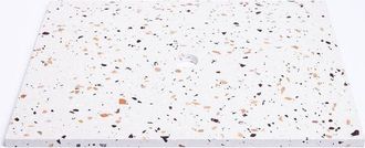 Saniclass Tops Topblad - 60x1.8x46cm - 1 afvoer - zonder kraangaten - Terrazzo