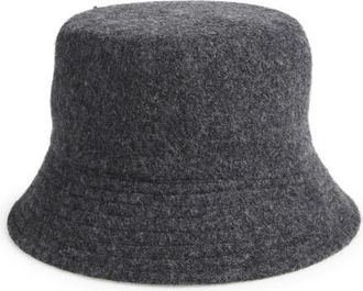 Nordstrom Wool Bucket Hat in Grey at Nordstrom