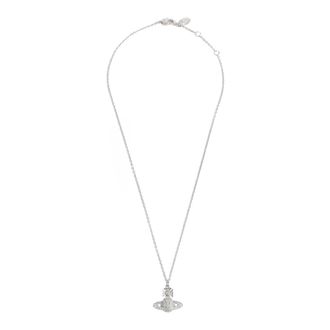 Vivienne Westwood Carmela BAS Relief Pendant - female - Vivienne Westwood - Necklaces - Gray - ONE SIZE - Accessories