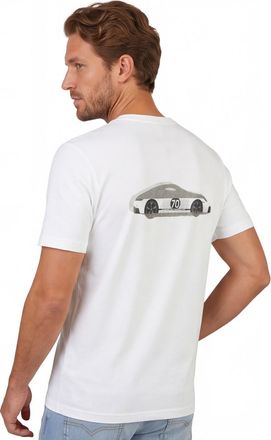 HUGO BOSS BOSS Green Porsche t-shirt wit 100% katoen