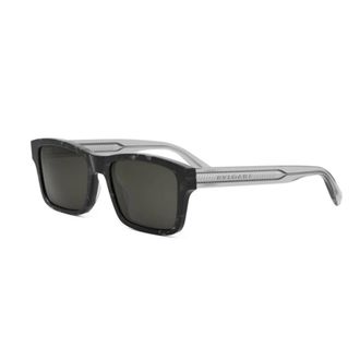 Bulgari Sunglasses, unisex, Black, 55 MM, Bv40055I