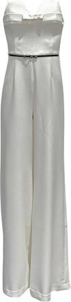 Elisabetta Franchi Abito - Dames - Jumpsuits - Wit - S - Jumpsuits & Playsuits