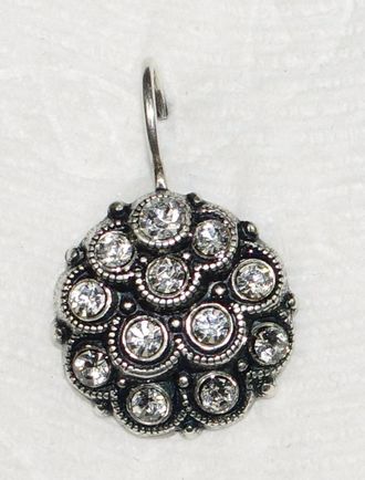 Mariana Womens On A Clear Day Earrings In Clear Stones