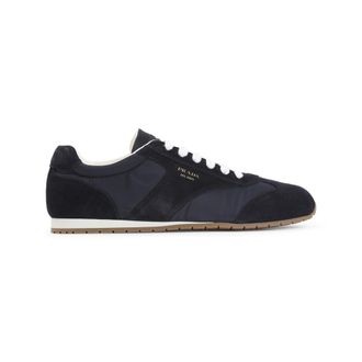 Prada Navy Blue Logo Sneakers